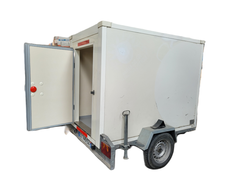 remorque réfrigérée 3m3